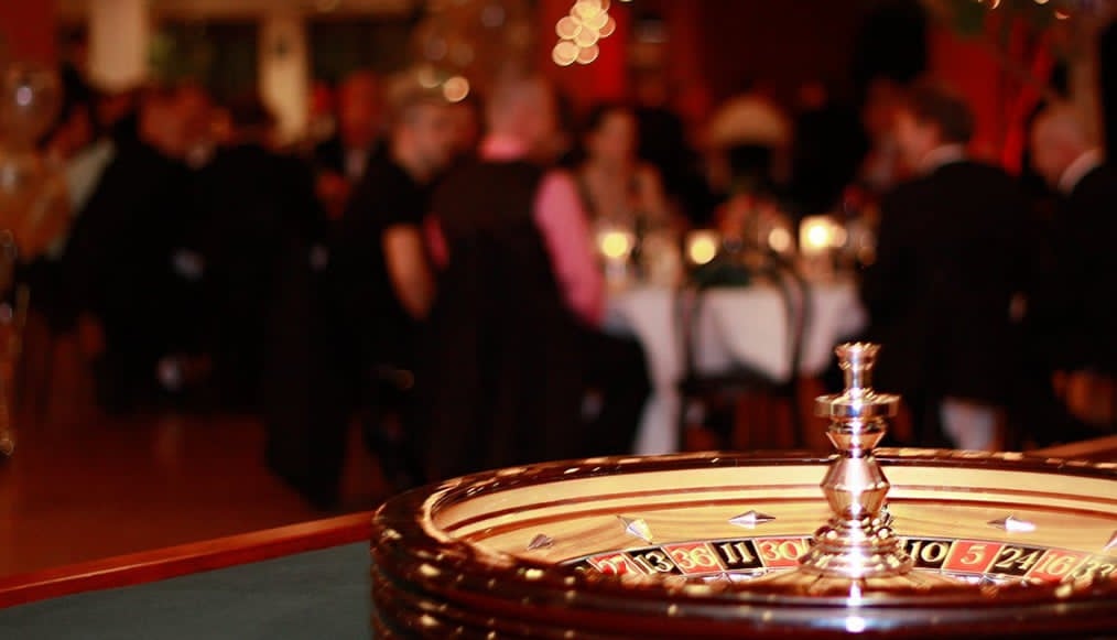 Roulettehjul i eksklusiv Monte Carlo-stemning